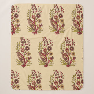 Couverture Sherpa acstract motif mughal bund motif arrière - plan de