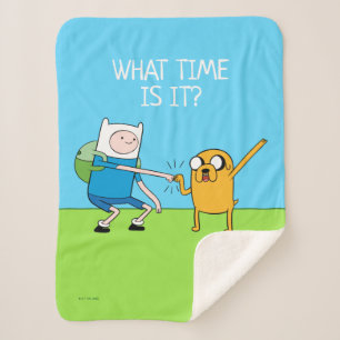 Couverture Sherpa Adventure Finn & Jake Fist Bump