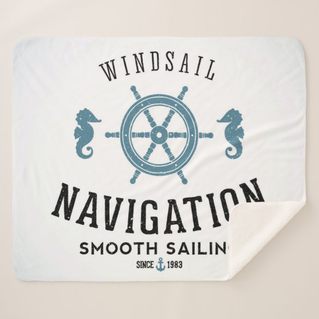 Couverture Sherpa Affiche de navigation de Windsail (Devant (Horizontal))