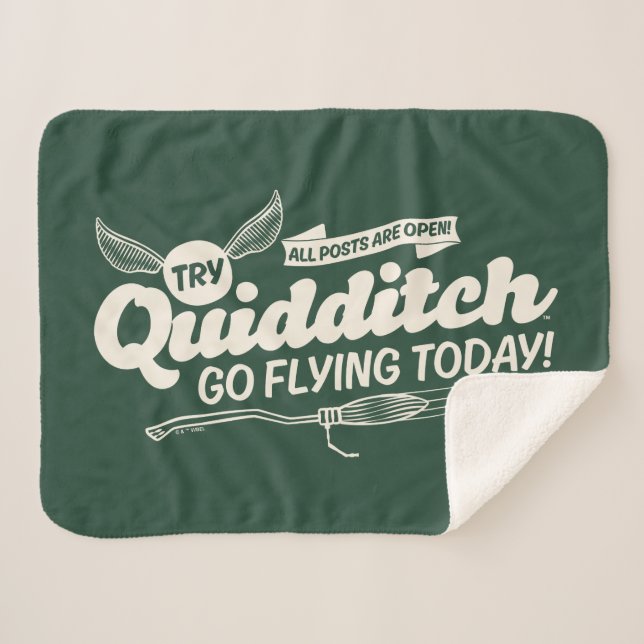 Couverture Sherpa Affiche de recrutement de QUIDDITCH™ (Devant (Horizontal))