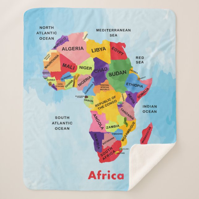 Couverture Sherpa Africa map (Devant)