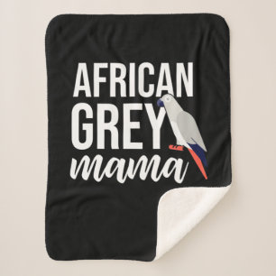 Couverture Sherpa African Grey Parrot Mama