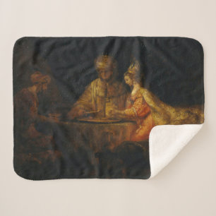 Couverture Sherpa Ahasuerus Haman Esther Rembrandt Biblique Baroque