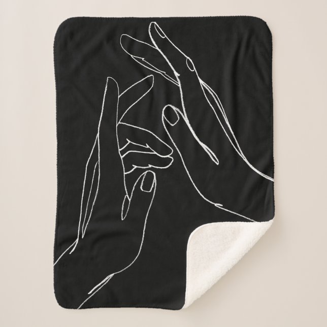 Couverture Sherpa Aider les mains (Devant)