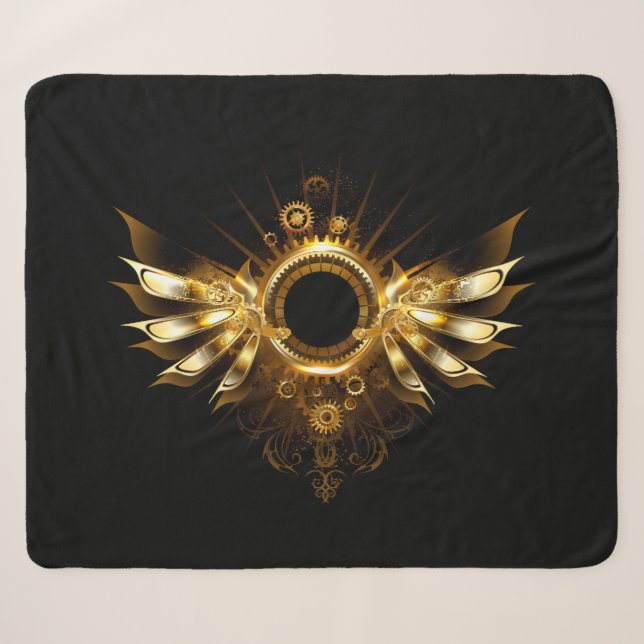 Couverture Sherpa Ailes steampunk (Devant (Horizontal))