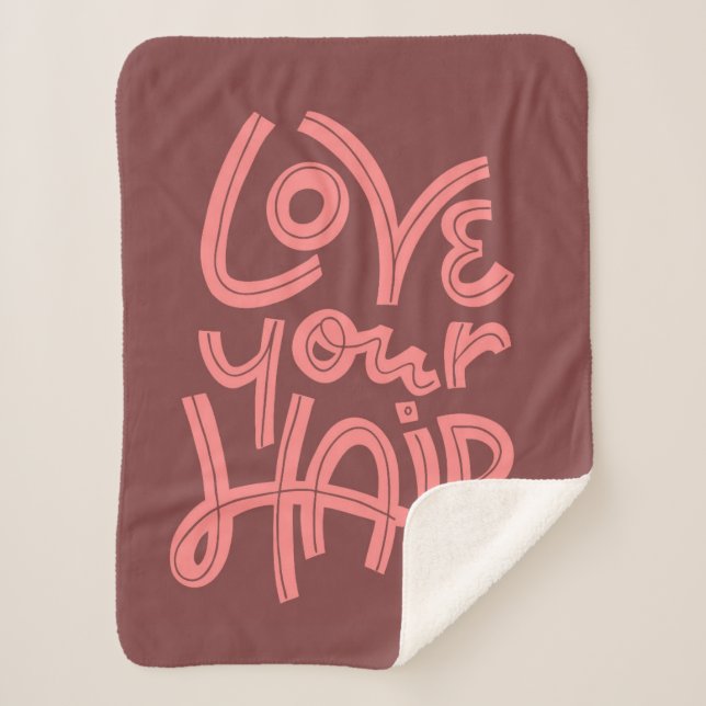Couverture Sherpa Aimez vos cheveux (Devant)