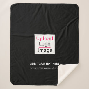Couverture Sherpa Ajouter votre logo et texte personnalisé Moderne B