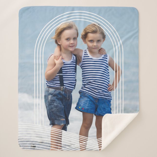 COUVERTURE SHERPA AJOUTER VOTRE PHOTO SHERPA BLANKET (Devant)