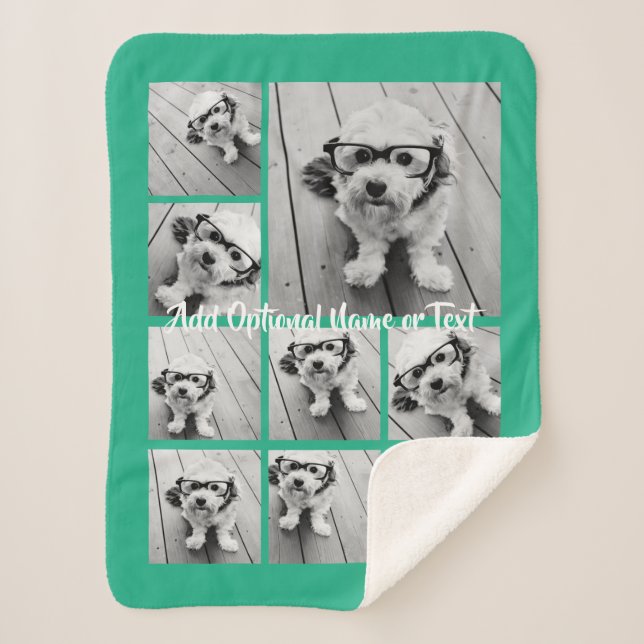 Couverture Sherpa Ajouter votre propre collection de 9 photos — PEUT (Devant)