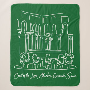 Couverture Sherpa Alhambra Cour des Lions 1