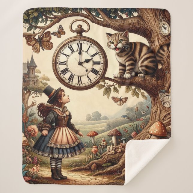 Couverture Sherpa Alice et Chat du Cheshire : Fantaisie merveilleuse (Devant)