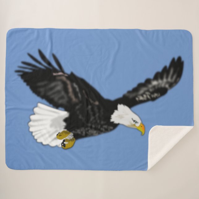 Couverture Sherpa American Eagle (Devant (Horizontal))