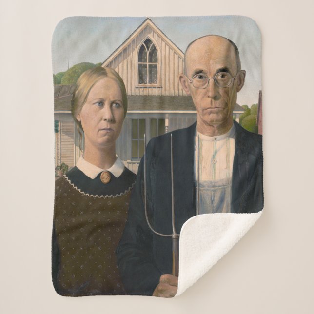 Couverture Sherpa American Gothic : Vie rurale pauvre paysan (Devant)
