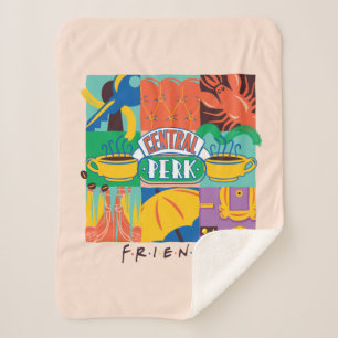 Couverture Sherpa AMIS™ Central Perk Vibrant Graphic