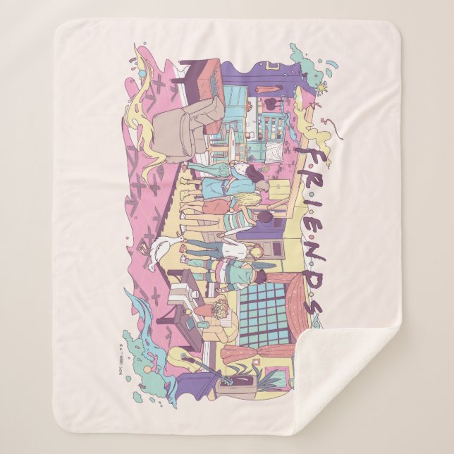 Couverture Sherpa AMIS™ | Dessin de l'appartement (Devant)