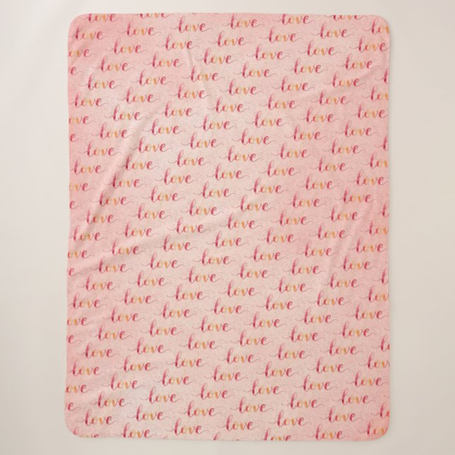 Couverture Sherpa Amour (Devant)