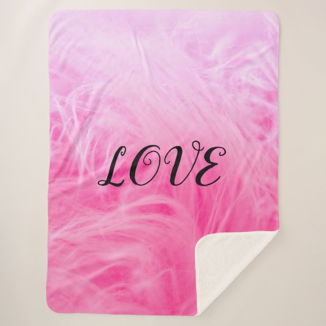 Couverture Sherpa Amour (Devant)