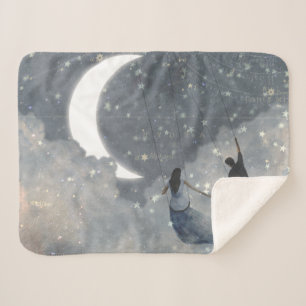 Couverture Sherpa Amour céleste