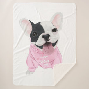 Couverture Sherpa Amoureux de les chiens Aimez-moi, Aimez le chien