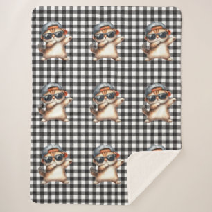 Couverture Sherpa Amoureux des chats Sherpa Blanket