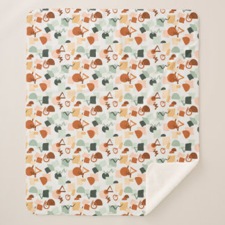Couverture Sherpa Amusement sur White