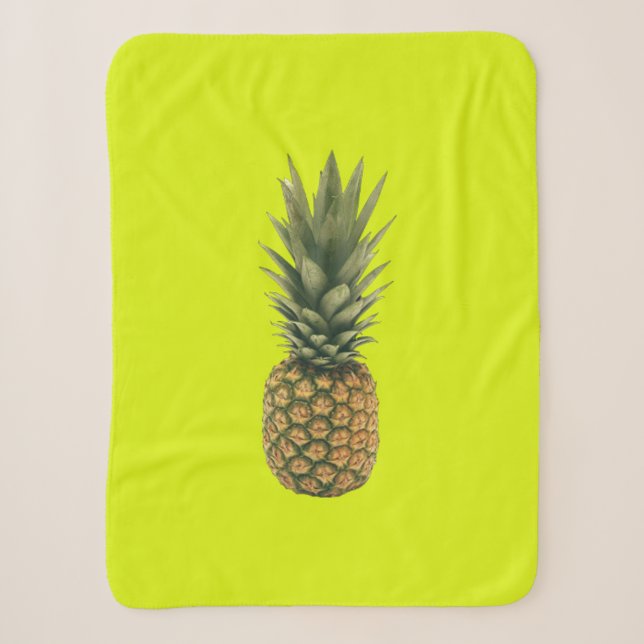 Couverture Sherpa Ananas doux (Devant)