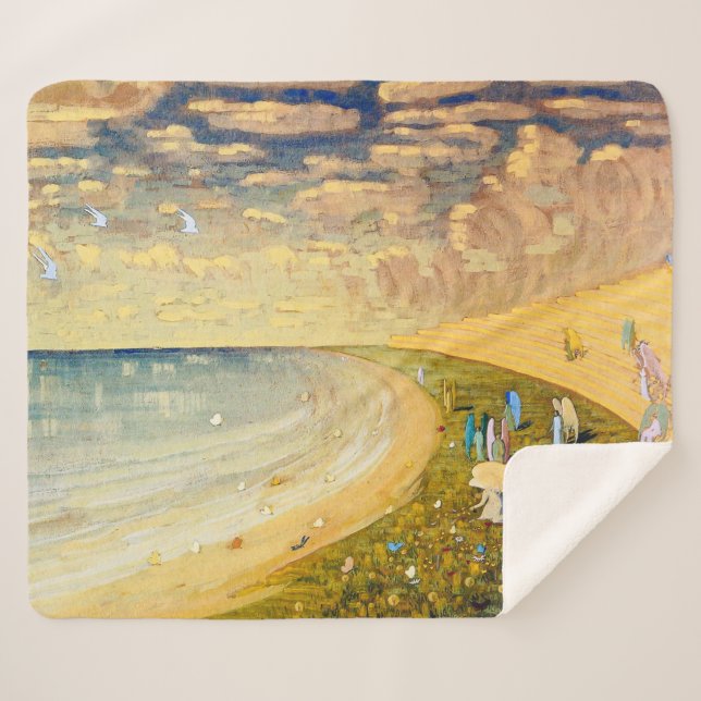 Couverture Sherpa Angels (Paradis) | Mikalojus Ciurlionis | (Devant (Horizontal))