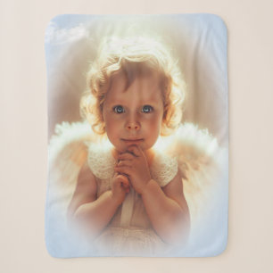 Couverture Sherpa Anges bébés