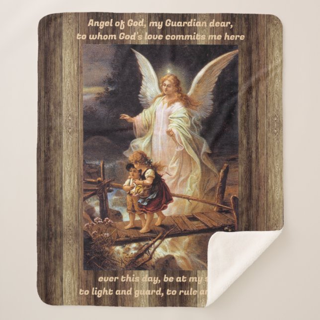 Couverture Sherpa Angle vintage (Devant)