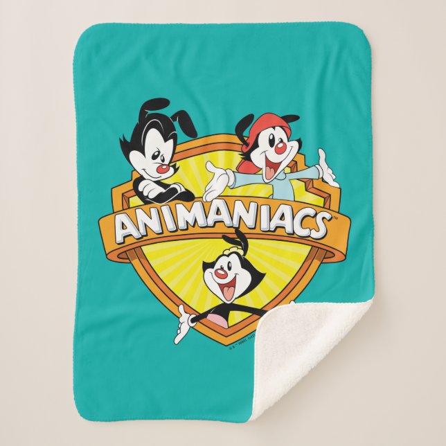 Couverture Sherpa Animaniacs | Warner Brothers & Sister WB Shield (Devant)