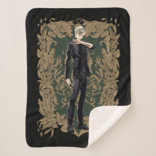 Couverture Sherpa Anime Draco Malfoy Cadre Ornate