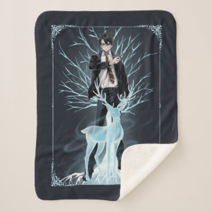 Couverture Sherpa Anime HARRY POTTER™ Stag Patronus