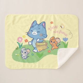 Couverture Sherpa Anime Tom, Jerry et Tuffy Picnic
