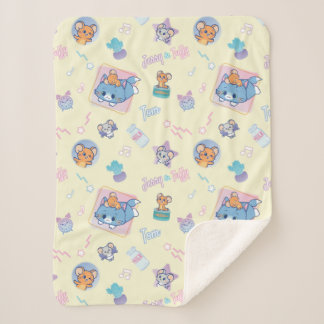 Couverture Sherpa Anime Tom, Jerry et Tuffy Playtime Motif