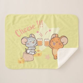 Couverture Sherpa Anime Tuffy et Jerry Cheese au fromage
