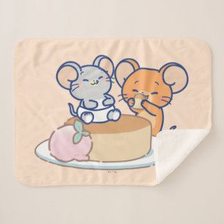 Couverture Sherpa Anime Tuffy et Jerry Cheesecake