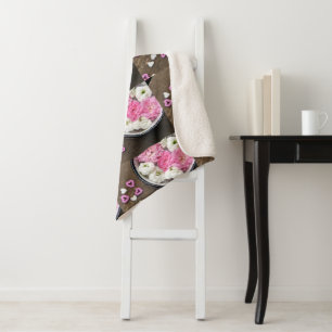 Couverture Sherpa Anniversaire Coeurs Amour Blossoms Destiny Destiny