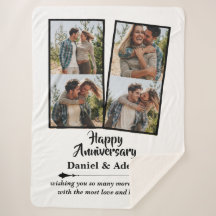 Anniversaire de Mariage Amour 4 Collage Photo Coup