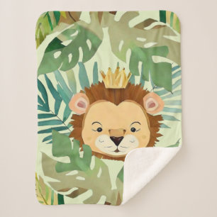 Couverture Sherpa Anniversaire du lion de la Petite Jungle
