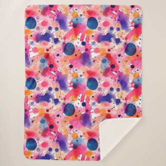 Couverture Sherpa Aquarelle