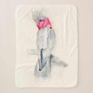 Couverture Sherpa Aquarelle de Cockatoo