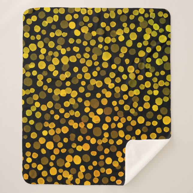 Couverture Sherpa Aquarelles Abstraites (Devant)