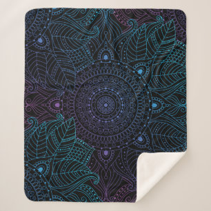 Couverture Sherpa Arabesque Bliss : Magie Mandala orientale