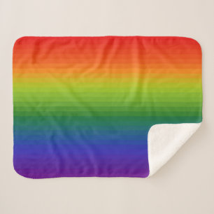 Couverture Sherpa Arc-en-ciel