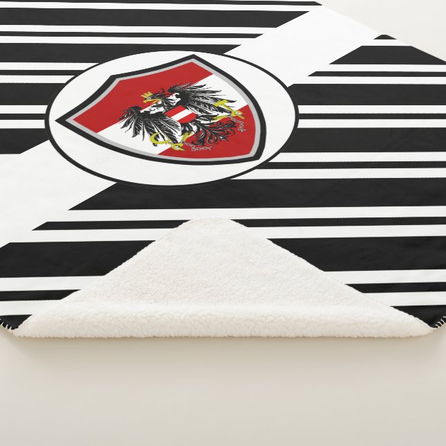 Couverture Sherpa Armoiries de l'Autriche (3/4)