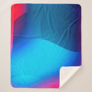 Couverture Sherpa arrière - plan Abstrait avec dégradé coloré. Vibra