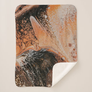 Couverture Sherpa Arrière - plan Brown