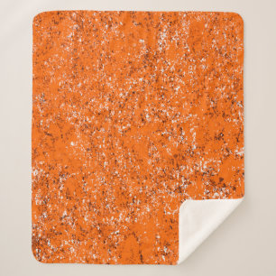 Couverture Sherpa Arrière - plan grunge brun foncé. Noir blanc orang