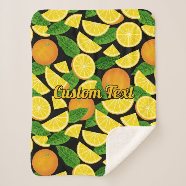 Couverture Sherpa Arrière - plan orange (Devant)