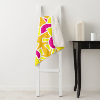 Couverture Sherpa Art de doodle festif 42